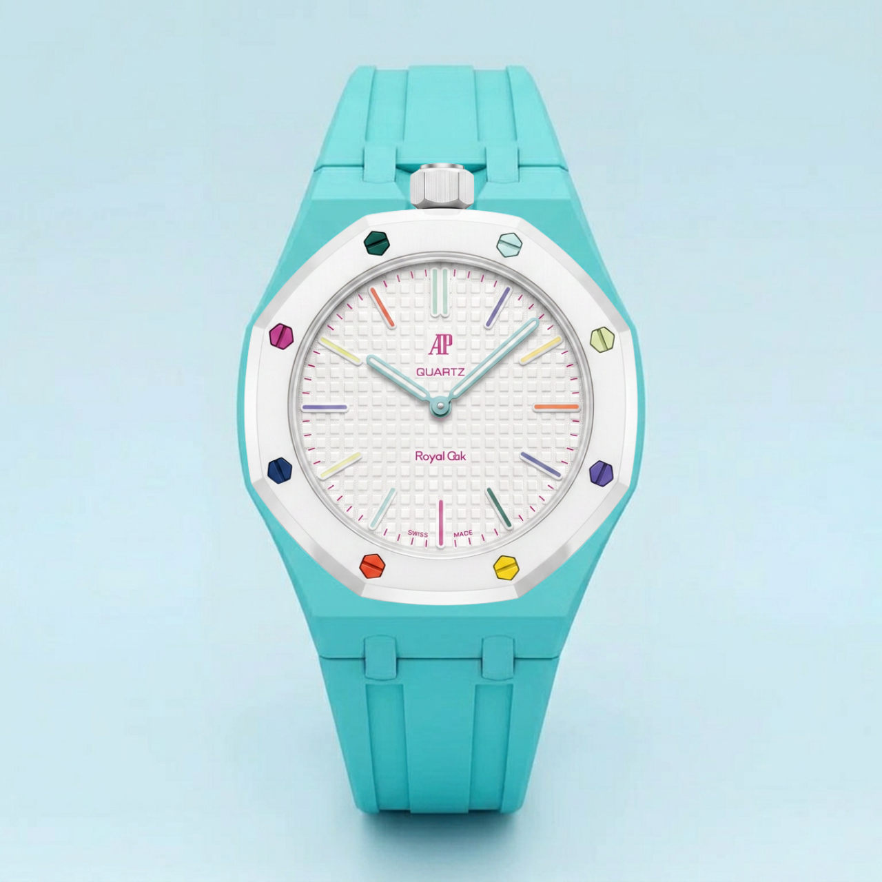Tiffany Rubber Strap for Swatch X AP Royal Pop