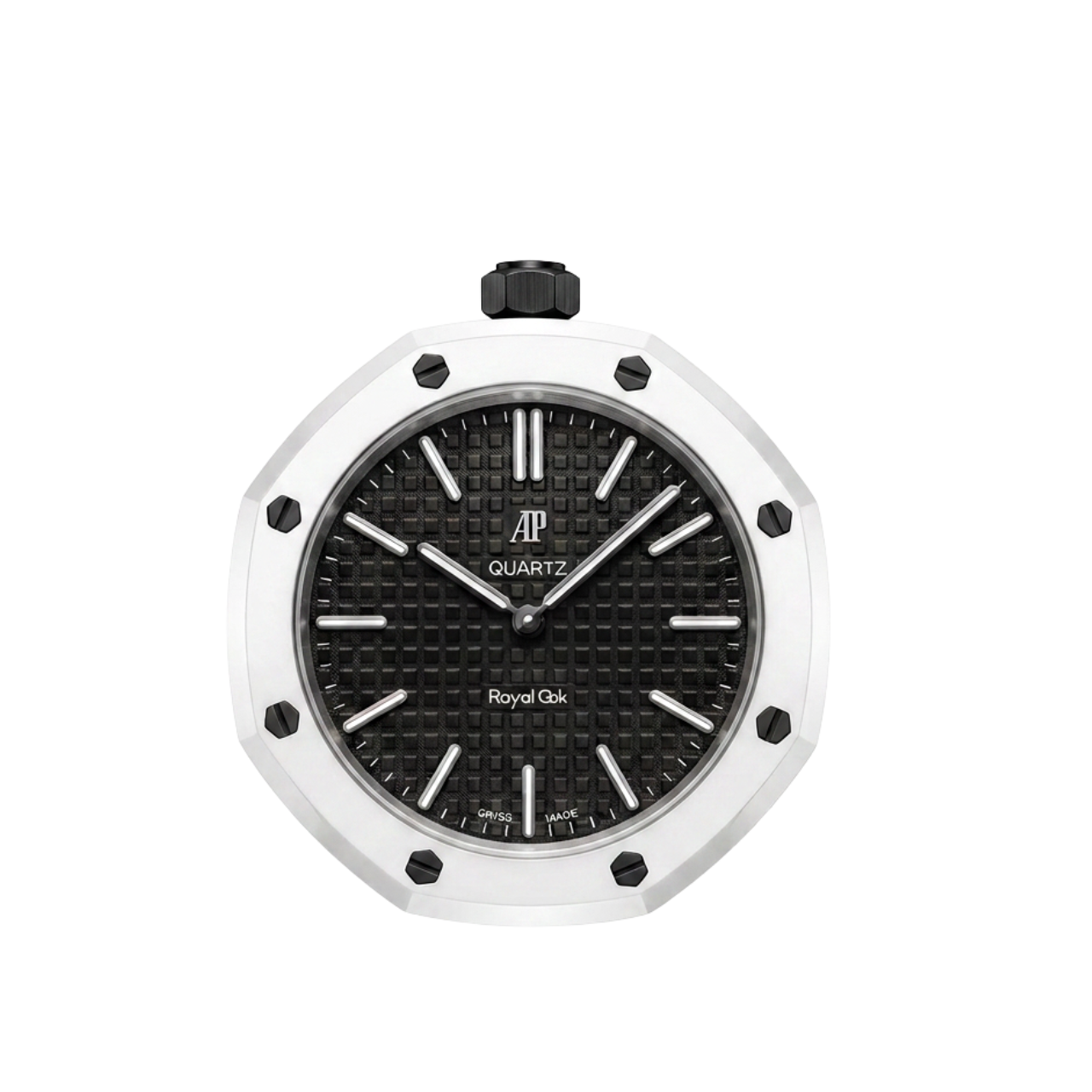 Gumowy pasek Carbon do Swatch X AP Royal OCHO NEGRO - obrazek 3