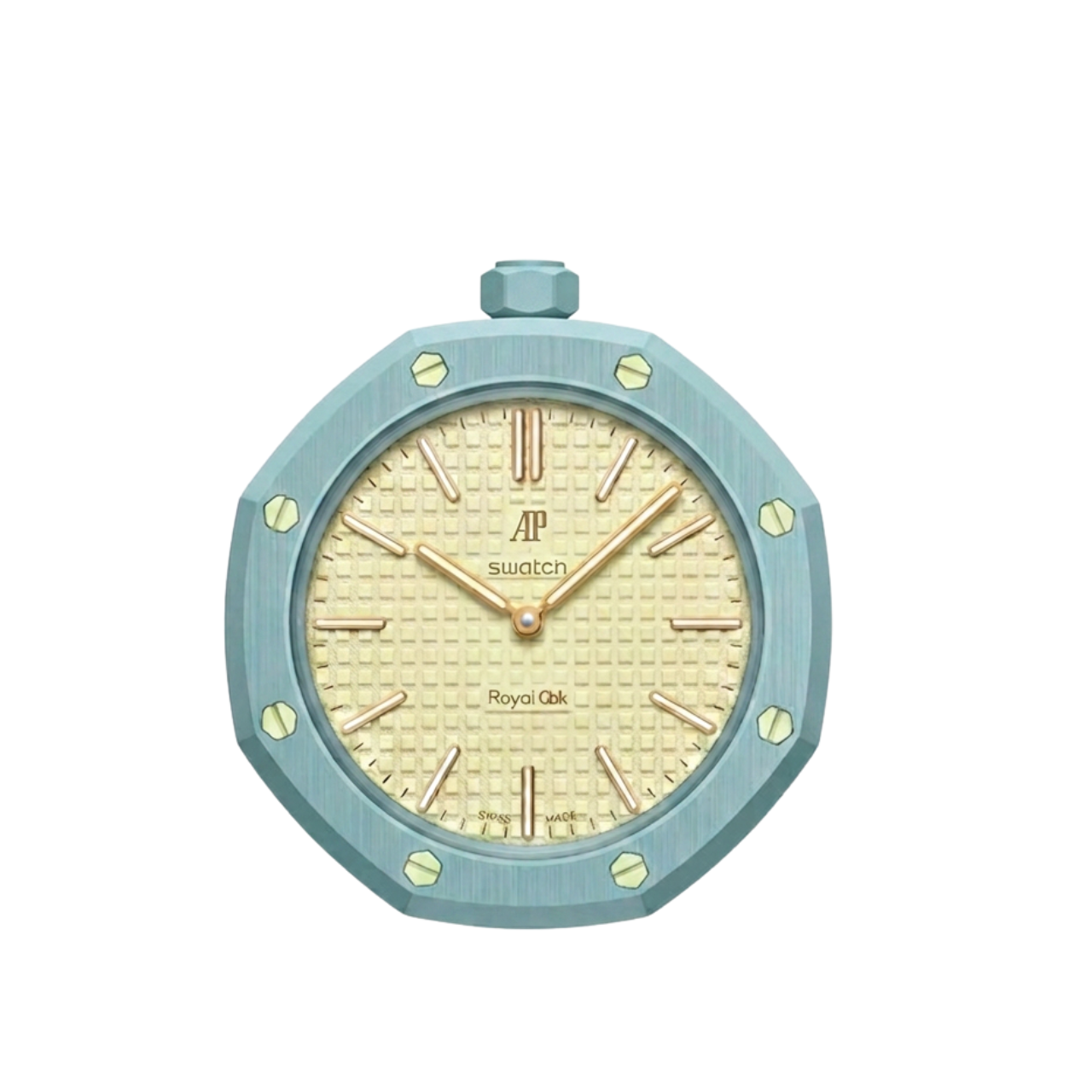 Gumowy pasek Icy White do Swatch X AP Royal Pop - obrazek 7