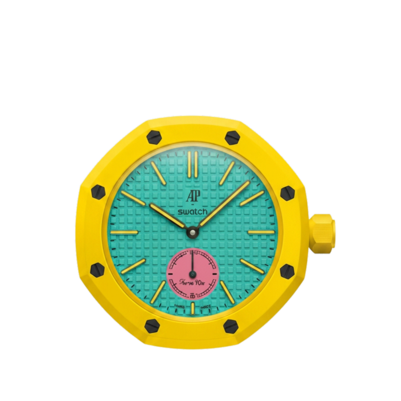 Gumowy pasek Lemon do Swatch X AP Royal Pop - obrazek 3